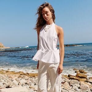 Free People Printemps Moment White Top Women’s Size Small